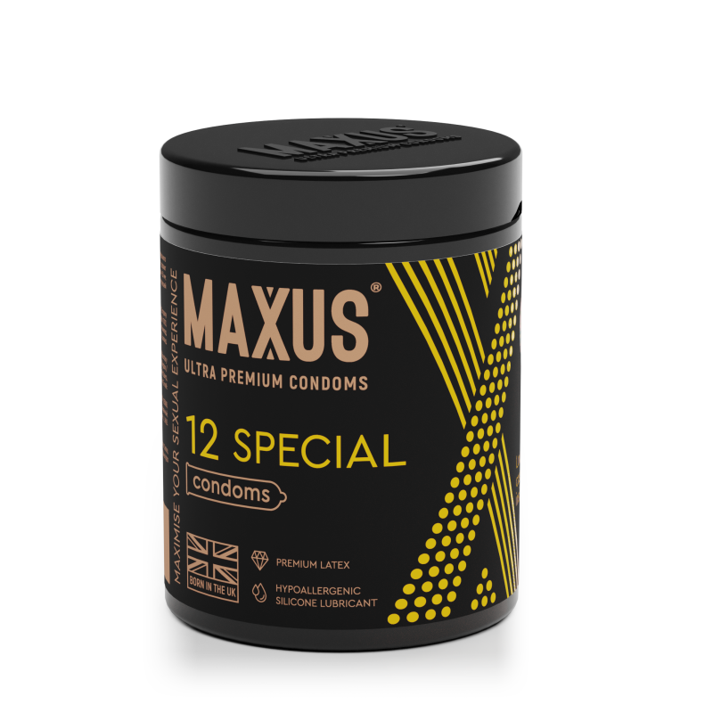 Презервативы точечно-ребристые MAXUS Special X-Edition 12 шт 5895mx