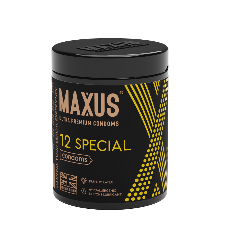 Презервативы точечно-ребристые MAXUS Special X-Edition 12 шт 5895mx