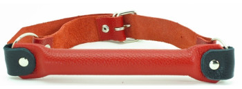 Кляп трензель из красной кожи 60005ars