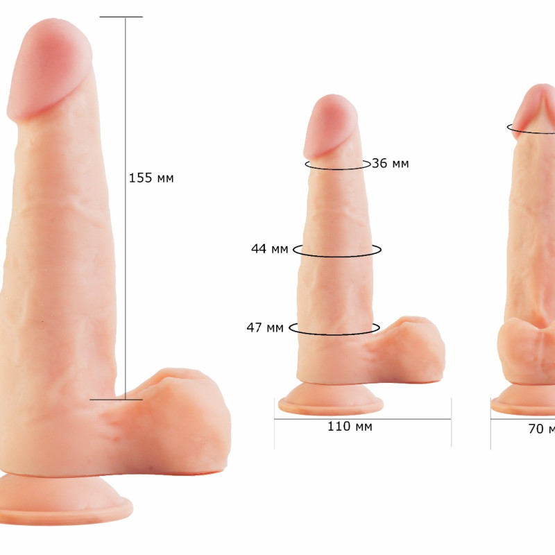 Фаллоимитатор  HUMAN COPY 7