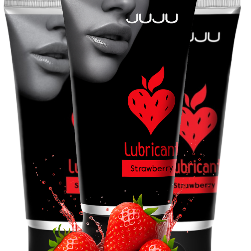 Сет съедобных лубрикантов JUJU Клубничка, 3х50ml 615JU