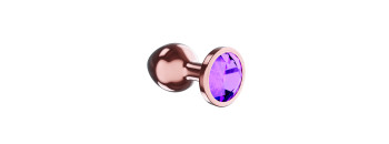 Анальная Пробка Diamond Amethyst Shine S Розовое Золото 4025-01lola