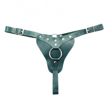 Трусики с Кольцом для Страпона Lady's Arsenal Изумруд 67015ars