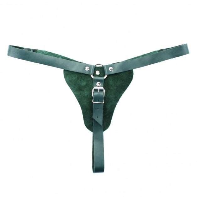 Трусики с Кольцом для Страпона Lady's Arsenal Изумруд 67015ars