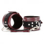 Наручники Lady's Arsenal Бордо из Кожи и Замши 67024ars