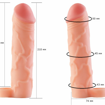 Фаллоудлинитель с кольцом Cock Next 692403ru