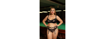 Пояс для чулок с цепочками Plus size 300-52PSars