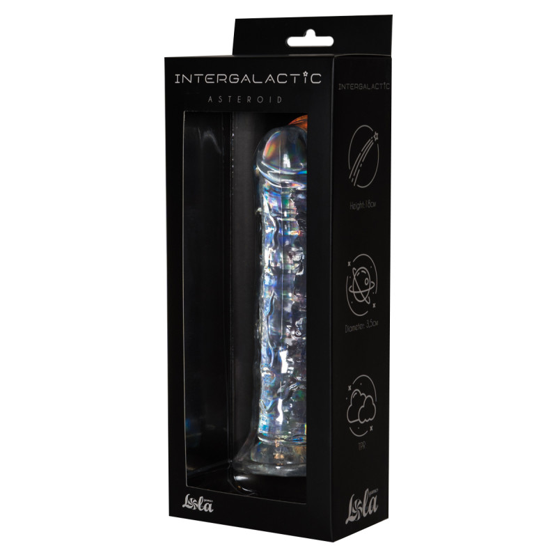 Прозрачный дилдо Intergalactic Asteroid 7080-01lola