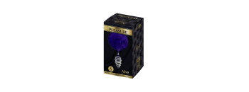 Анальная пробка Metal Anal Fluffly Twist Plug S Dark Purple 71009AL
