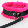Ошейник с розовым мехом BDSM Light 730001ars