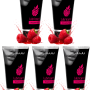 Сет съедобных лубрикантов JUJU Малина, 5х50ml 738JU