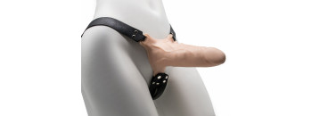 Фаллоимитатор поясной пустотелый с бандажом 7403/3ru