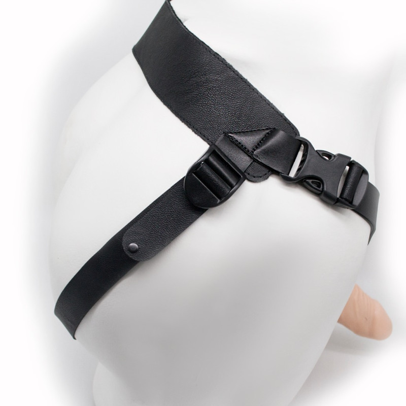 Фаллоимитатор поясной пустотелый с бандажом 7414/3ru