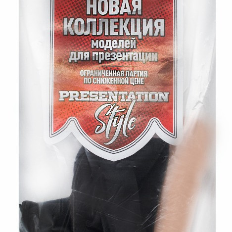 Фаллоимитатор поясной пустотелый с бандажом 7422/3ru