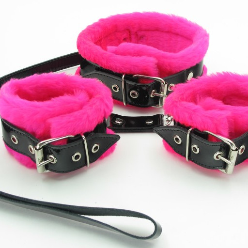 Набор с розовым мехом BDSM Light 760001ars
