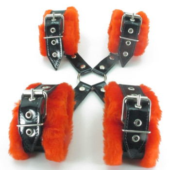 Набор с красным мехом BDSM Light 760005ars