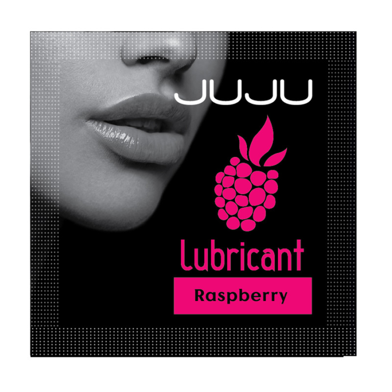 Съедобный лубрикант JUJU со вкусом малины Саше 3ml 7722JU