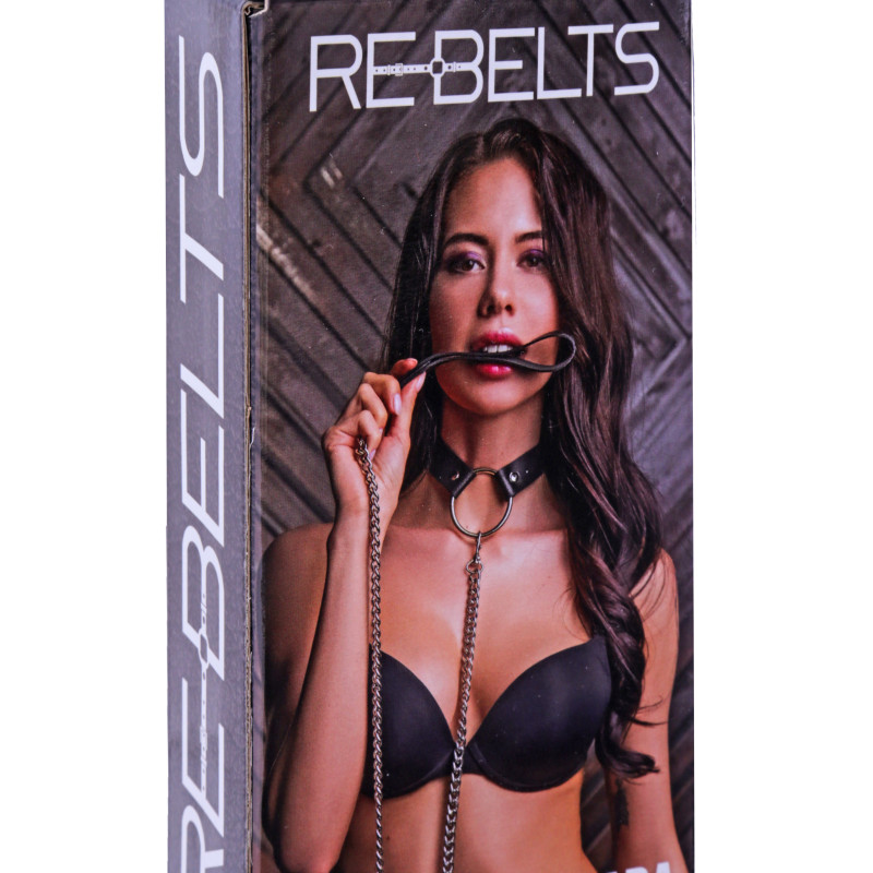 Поводок и чокер с кольцом Rada Black 7747-01rebelts