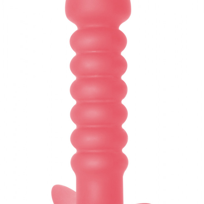 Анальная пробка с вибрацией Twisted Anal Plug Pink (Батарейки ААА) 5007-01lola