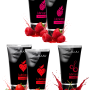 Сет съедобных лубрикантов JUJU: клубника х2, малина х2, вишня, 50ml 783JU