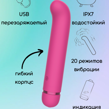 Перезаряжаемый вибратор Fantasy Flamie Pink 7912-02lola