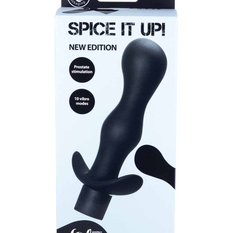 Анальная пробка с вибрацией Spice it up Passion Dark Grey 8004-02Lola