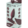 Анальная пробка с вибрацией Spice it up New Edition Glory Wine red 8015-03lola