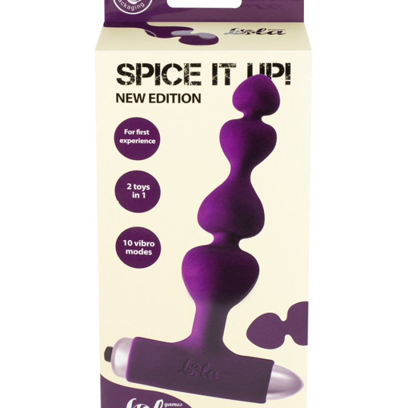 Анальная пробка с вибрацией Spice it up New Edition Excellence Ultraviolet 8016-04lola