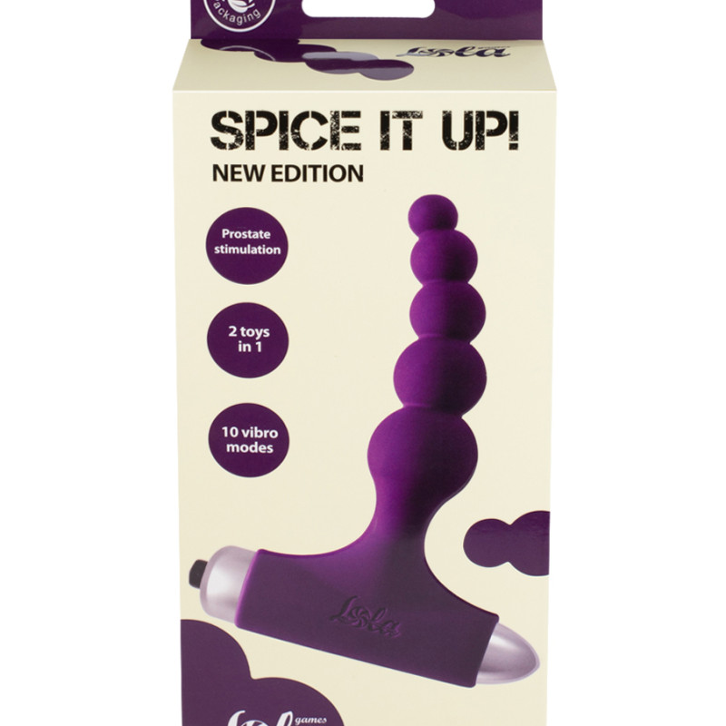 Анальная пробка с вибрацией Spice it up New Edition Splendor Ultraviolet 8017-04lola