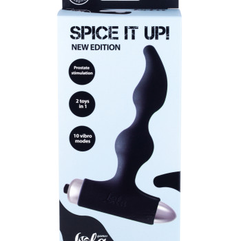 Анальная пробка с вибрацией Spice it up New Edition Elation Black 8018-01lola