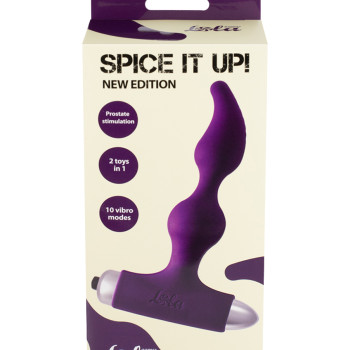 Анальная пробка с вибрацией Spice it up New Edition Elation Ultraviolet 8018-04lola