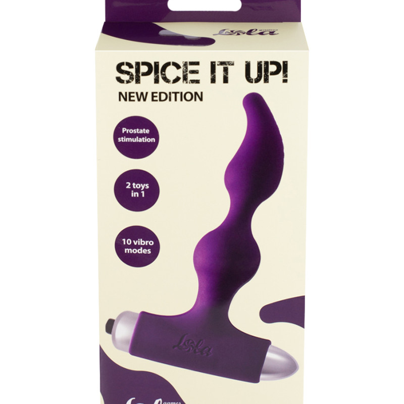 Анальная пробка с вибрацией Spice it up New Edition Elation Ultraviolet 8018-04lola