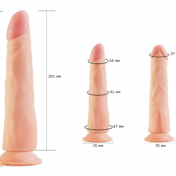 Фаллоимитатор на присоске 810100ru