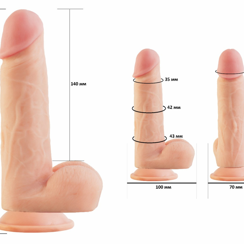 Фаллоимитатор на присоске Биоклон 813900ru