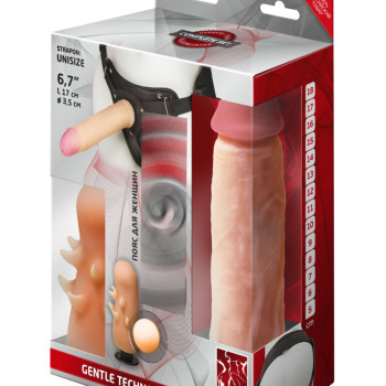 Фаллоимитатор неоскин с поясом Harness 838803ru