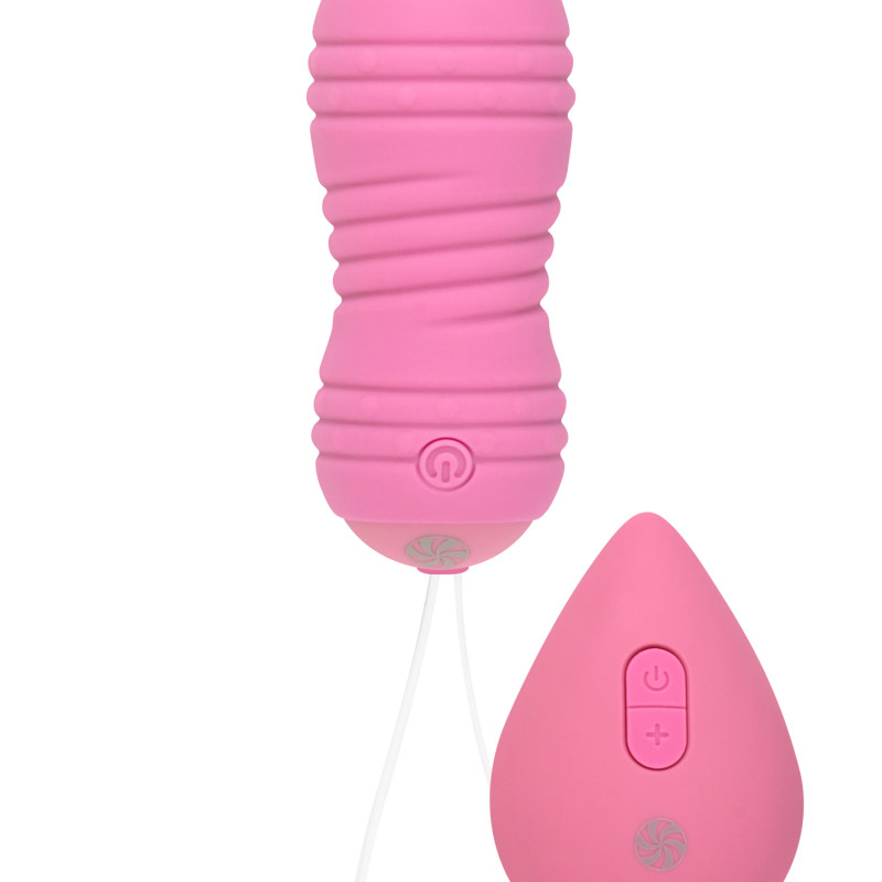 Виброшарики с циркуляцией на пульте управления Take it Easy Ray Pink 9021-10lola