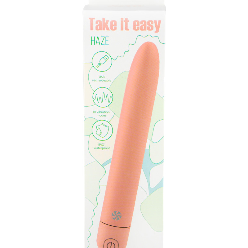 Перезаряжаемый вибратор Take it easy Haze Peach 9025-01lola