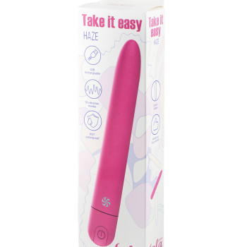 Перезаряжаемый вибратор Take it easy Haze Pink 9025-02lola