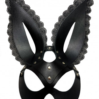 Маска Зайца с Черным Кружевом 68015ars