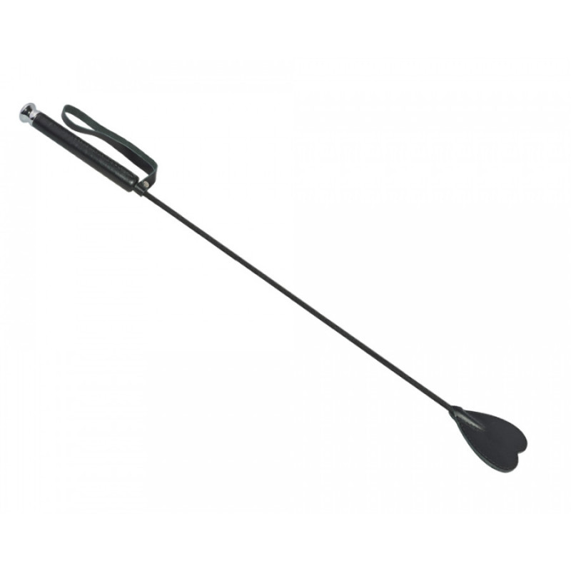 Стек-сердце с кожаной ручкой  3039-1