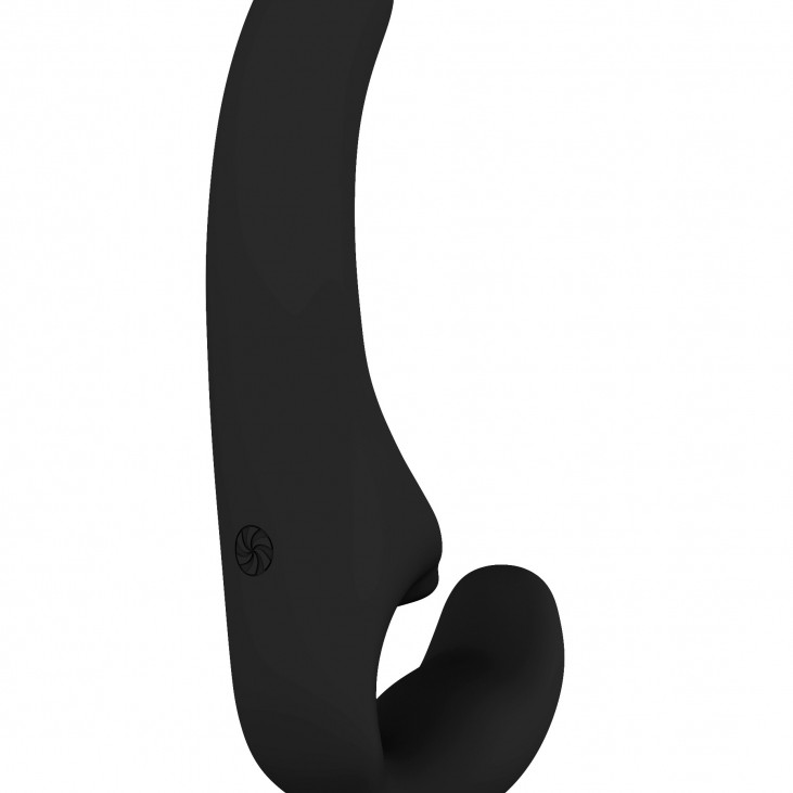 Гнущийся безремневой страпон Natural Temptation Black 5011-02lola