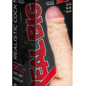 Фаллоимитатор неоскин СУПЕРГИГАНТ с присоской в коробке 958303ru