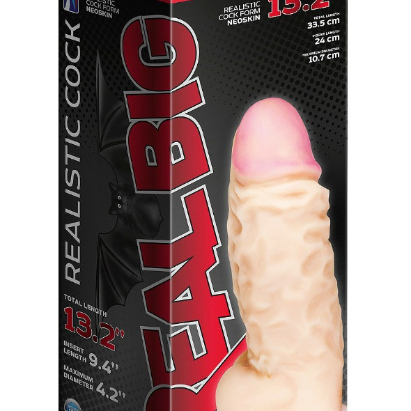 Фаллоимитатор неоскин СУПЕРГИГАНТ с присоской в коробке 958403ru