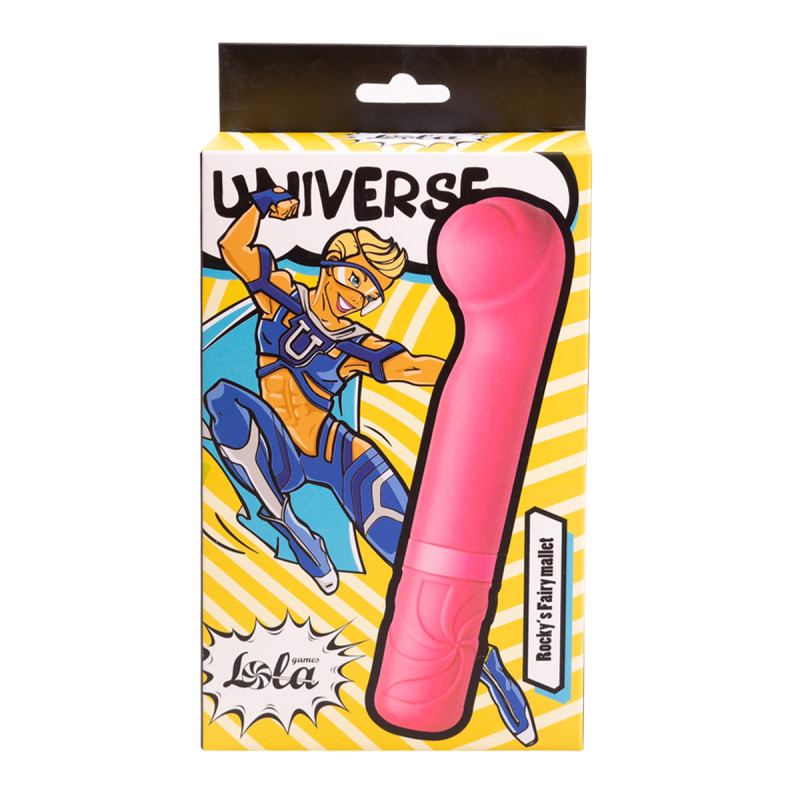 Перезаряжаемый Вибратор Universe Rocky’s Fairy Mallet Pink 9601-03lola