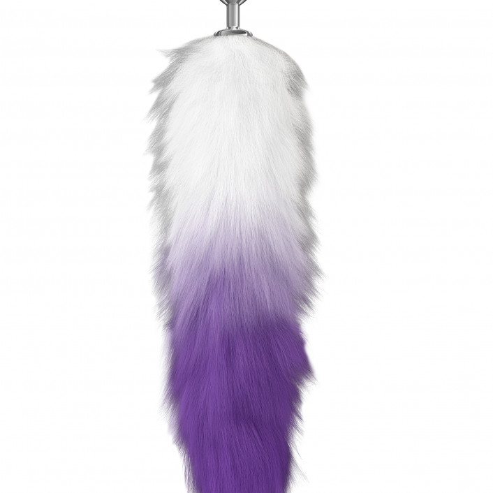 Анальная Пробка с Хвостом Diamond Galaxy Purple 4019-03lola