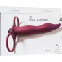 Вибронасадка для двойного проникновения Pure Passion Flirtini Wine red 1204-02lola
