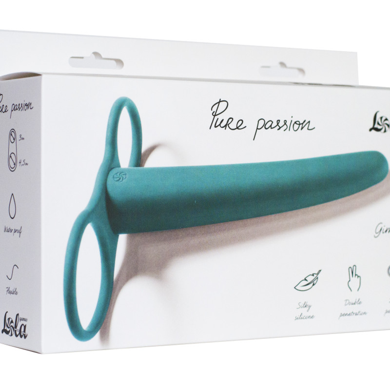 Насадка для двойного проникновения Pure Passion Gimlet Green 1200-03lola