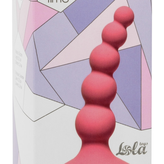 Анальная пробка Ribbed Plug Pink 4108-01Lola