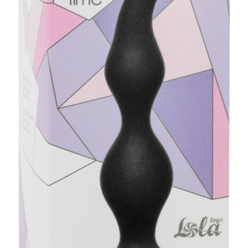 Анальная пробка Curved Anal Plug Black 4105-03Lola