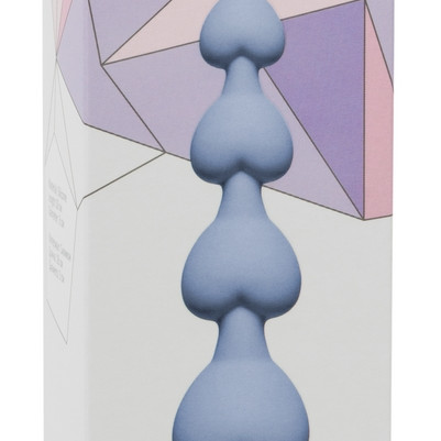 Анальная цепочка Heart's Beads Blue 4101-02Lola